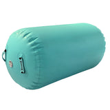 Air Roller Gymnastics Barrel Inflatable Tumbling Roller with Electric Pump for Backhandspring Training Home Use Yoga Training (pink/blue/green)