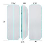 Inflatable Air Gymnastics Mat 10ft/13ft/16ft/20ft Training mat 4/8 inches Thick tumbling mat with Electric Pump for Home/Gym/Outdoor (pink/blue/green)