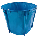 Foldable PVC Fish Tank with Stable Frame and Drain Valve for Aquaculture, Above Ground Fish Pond