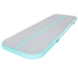 Inflatable Air Gymnastics Mat 10ft/13ft/16ft/20ft Training mat 4/8 inches Thick tumbling mat with Electric Pump for Home/Gym/Outdoor (pink/blue/green)