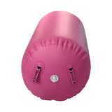 Air Roller Gymnastics Barrel Inflatable Tumbling Roller with Electric Pump for Backhandspring Training Home Use Yoga Training (pink/blue/green)